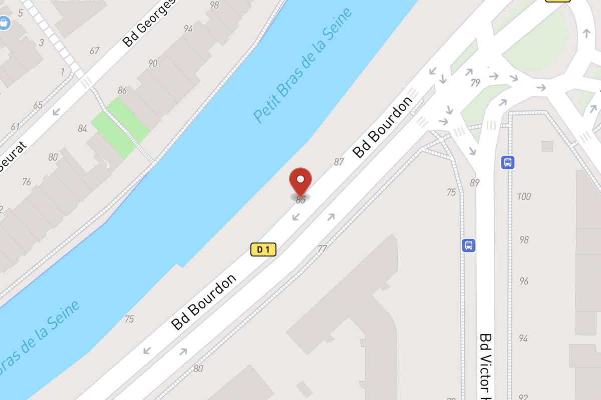 Plan de situation — 85 Boulevard Bourdon