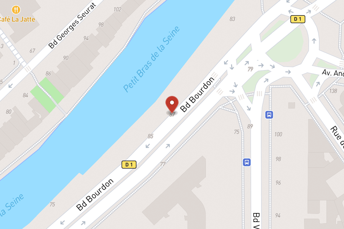 Plan de situation — 87 Boulevard Bourdon