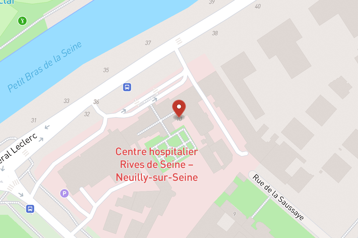 Plan de situation — 10 Boulevard de la Saussaye