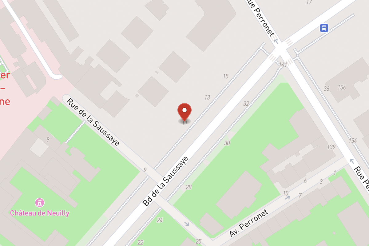 Plan de situation — 11 Boulevard de la Saussaye