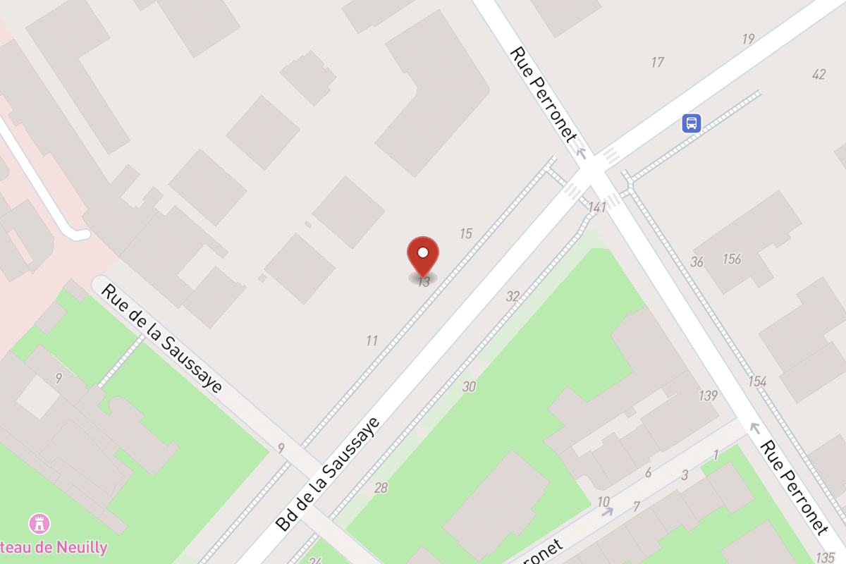 Plan de situation — 13 Boulevard de la Saussaye