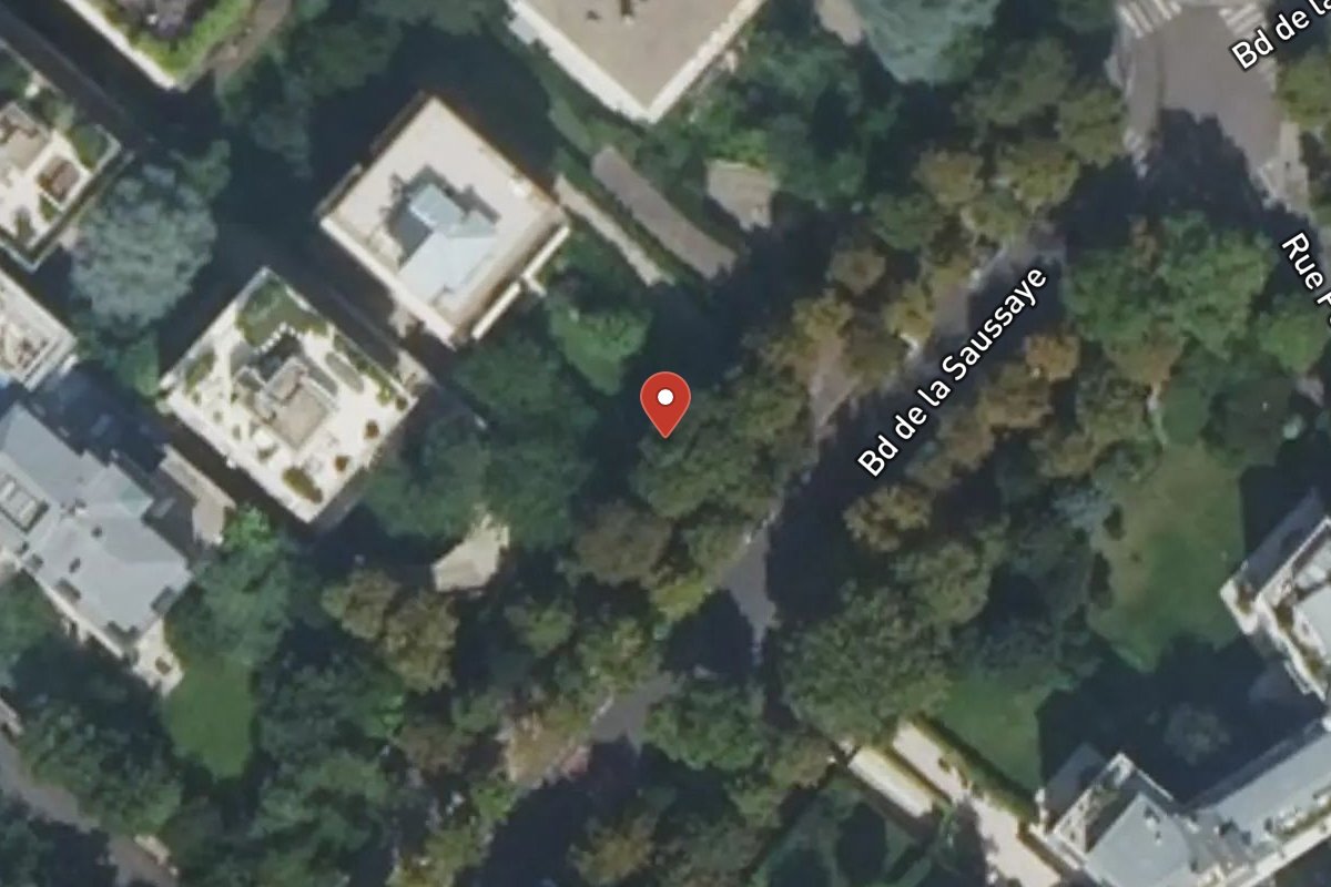 Vue satellite — 13 Boulevard de la Saussaye