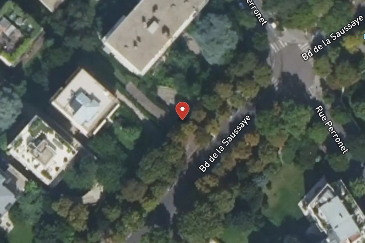 Vue satellite — 15 Boulevard de la Saussaye