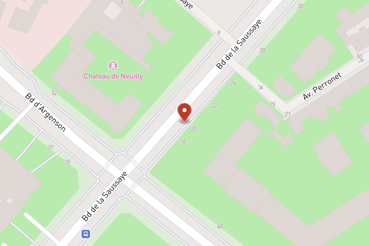 Plan de situation — 16 Boulevard de la Saussaye