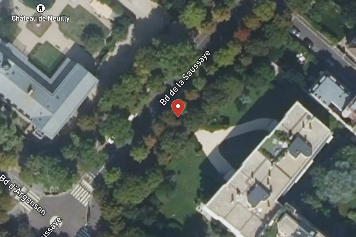 Vue satellite — 16 Boulevard de la Saussaye