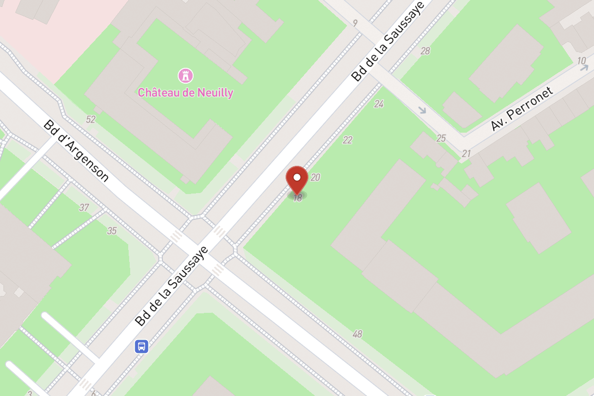 Plan de situation — 18 Boulevard de la Saussaye