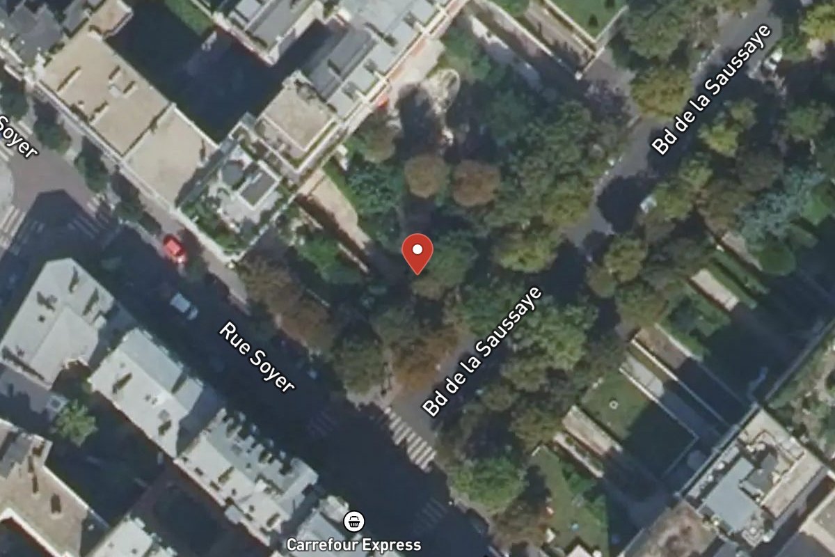 Vue satellite — 1BIS Boulevard de la Saussaye