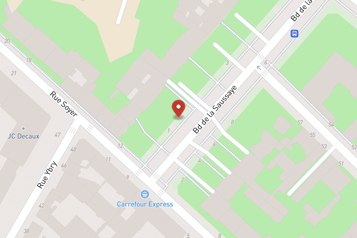Plan de situation — 1TER Boulevard de la Saussaye