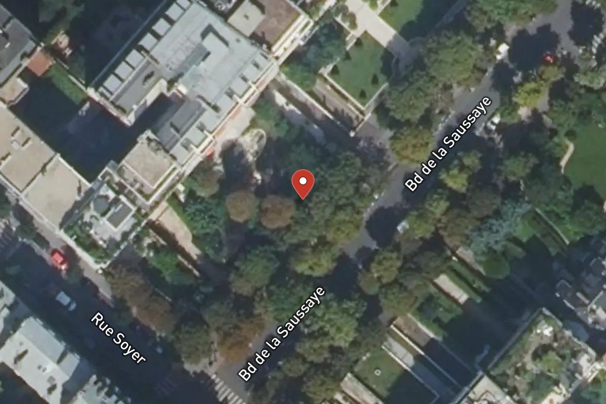 Vue satellite — 1TER Boulevard de la Saussaye