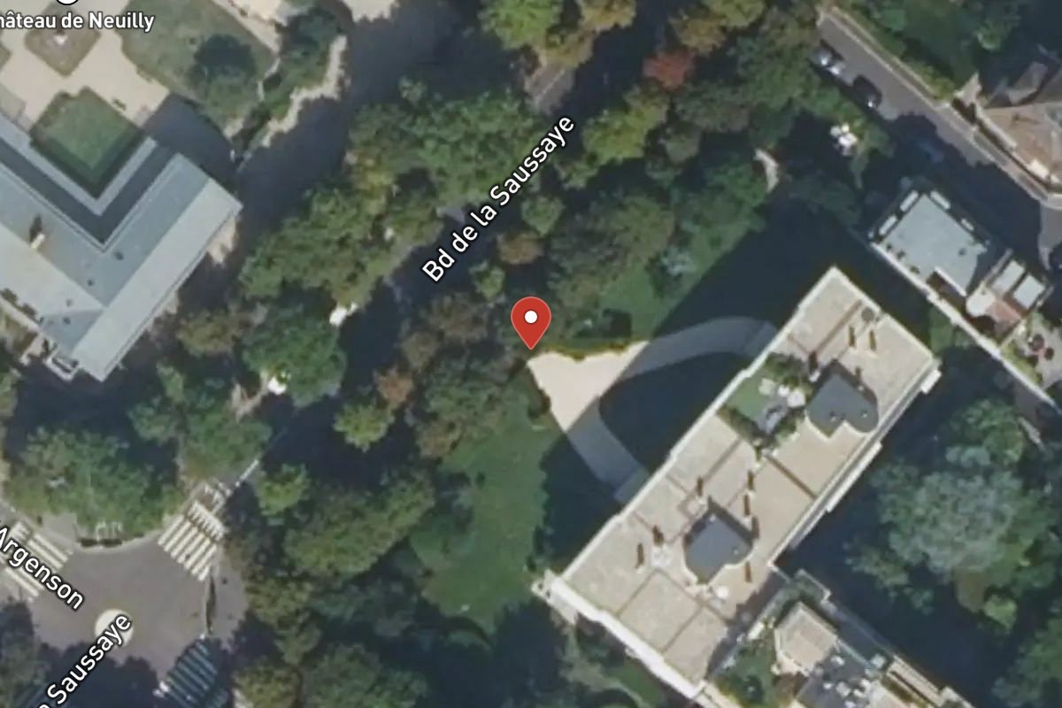 Vue satellite — 20 Boulevard de la Saussaye
