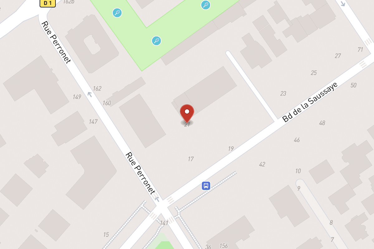 Plan de situation — 21 Boulevard de la Saussaye