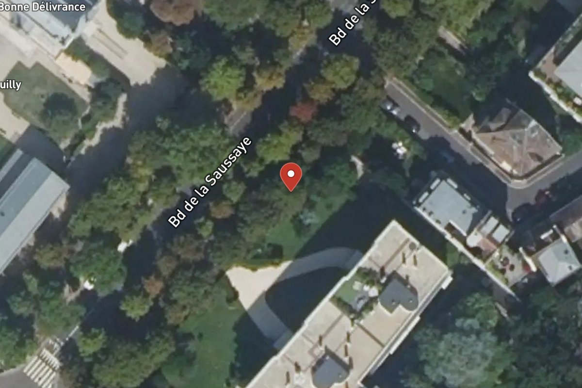 Vue satellite — 22 Boulevard de la Saussaye