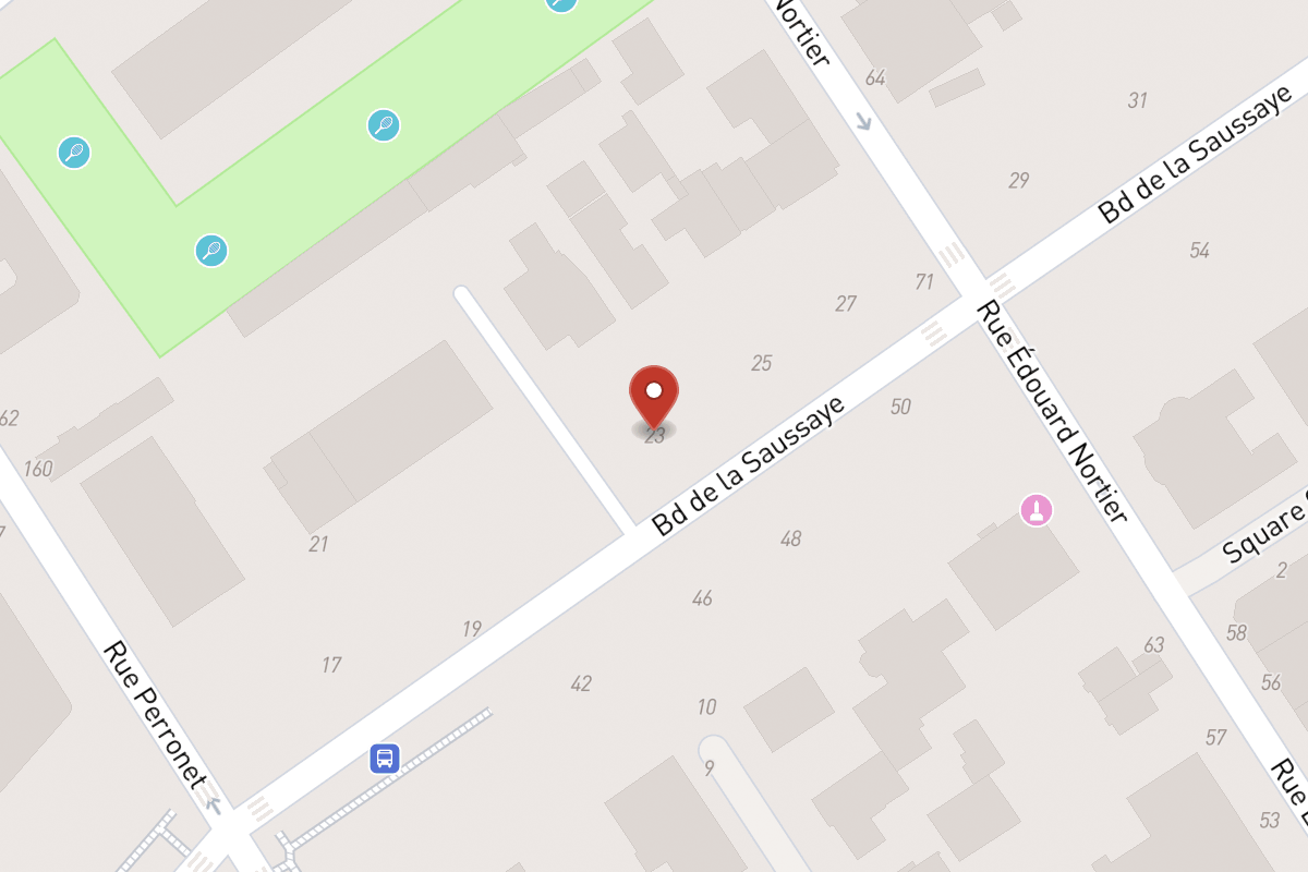 Plan de situation — 23 Boulevard de la Saussaye
