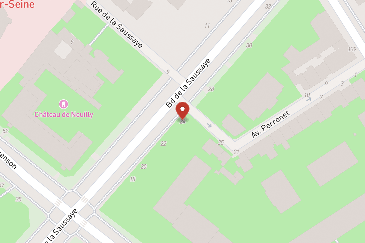 Plan de situation — 24 Boulevard de la Saussaye