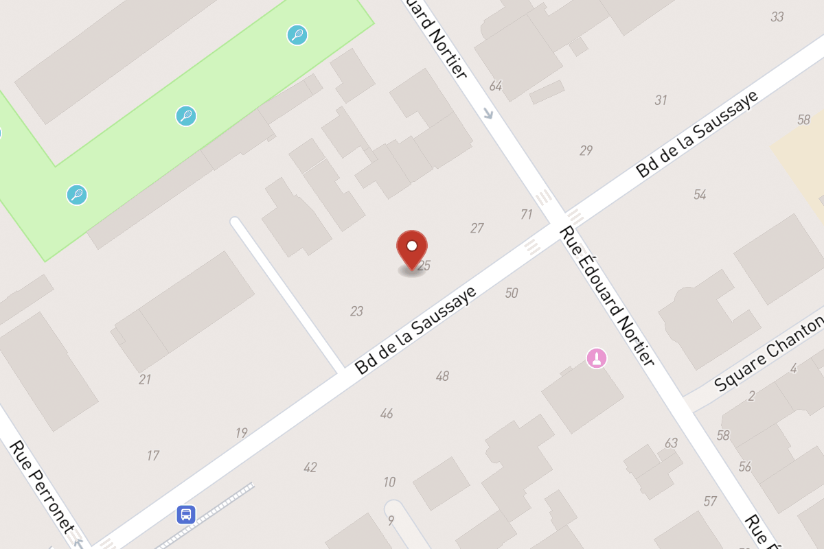 Plan de situation — 25BIS Boulevard de la Saussaye