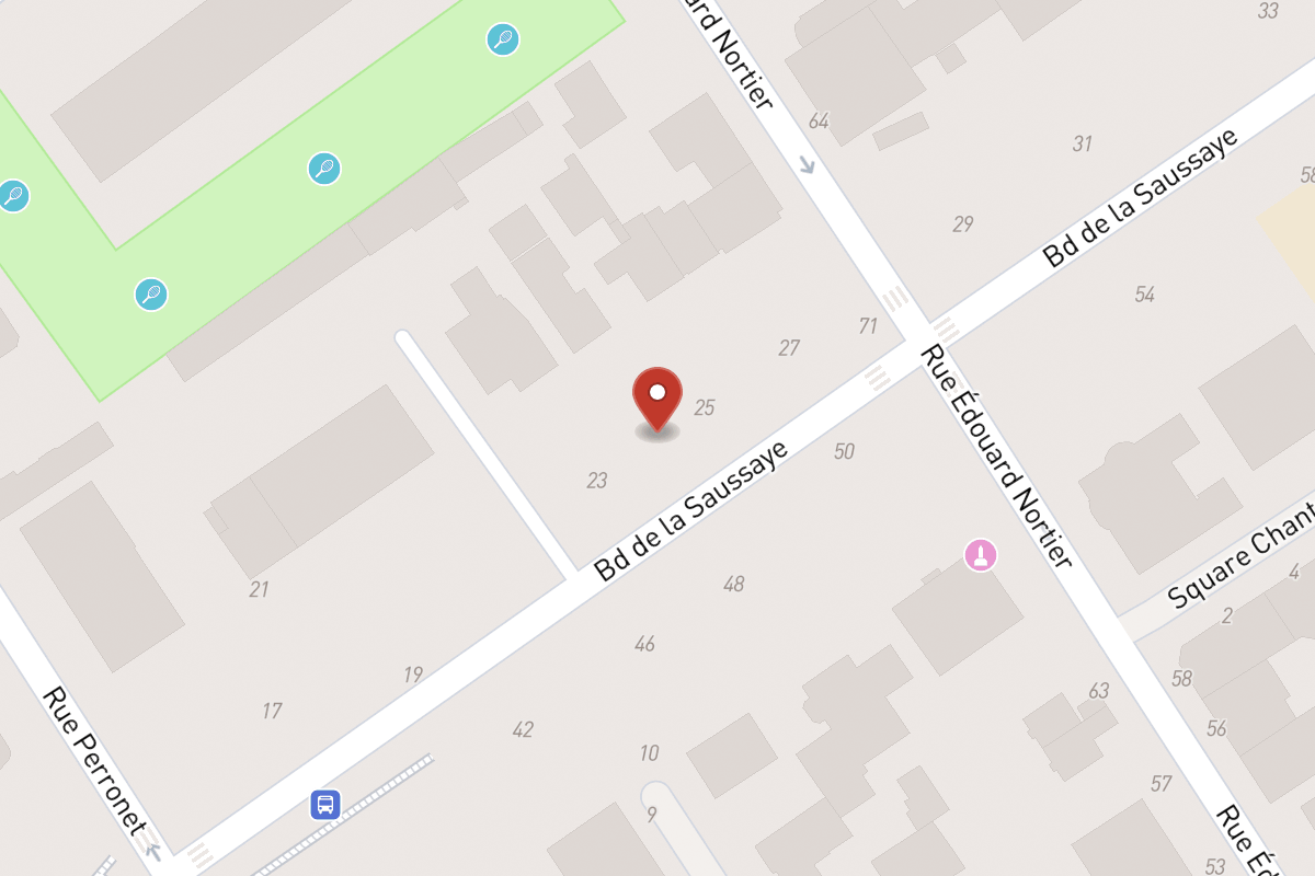 Plan de situation — 25 Boulevard de la Saussaye