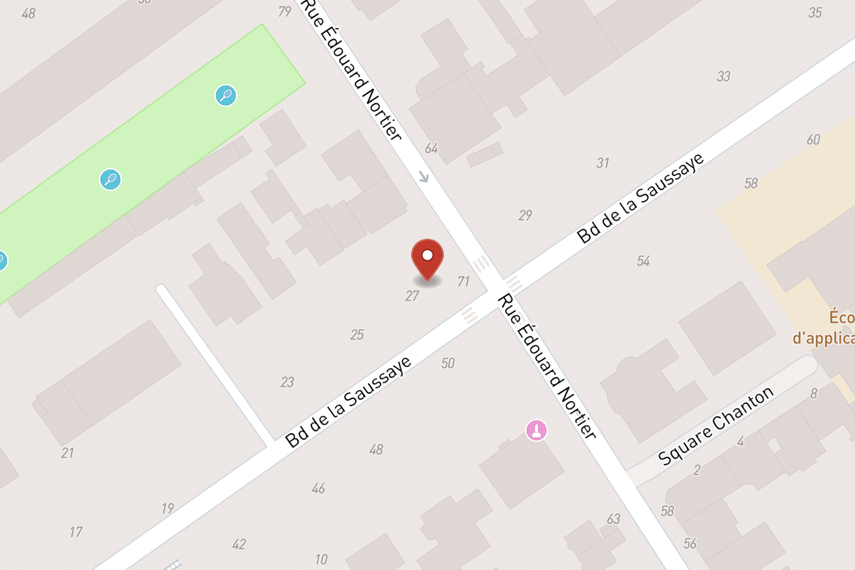 Plan de situation — 27BIS Boulevard de la Saussaye