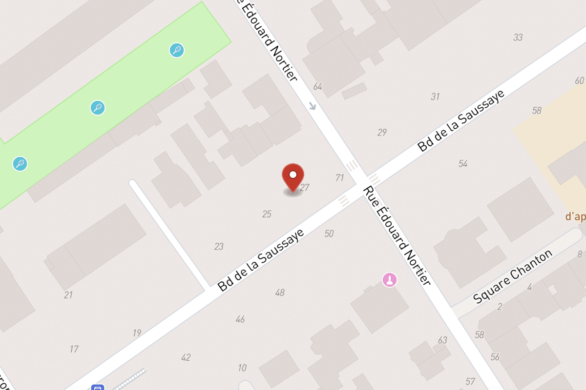 Plan de situation — 27 Boulevard de la Saussaye