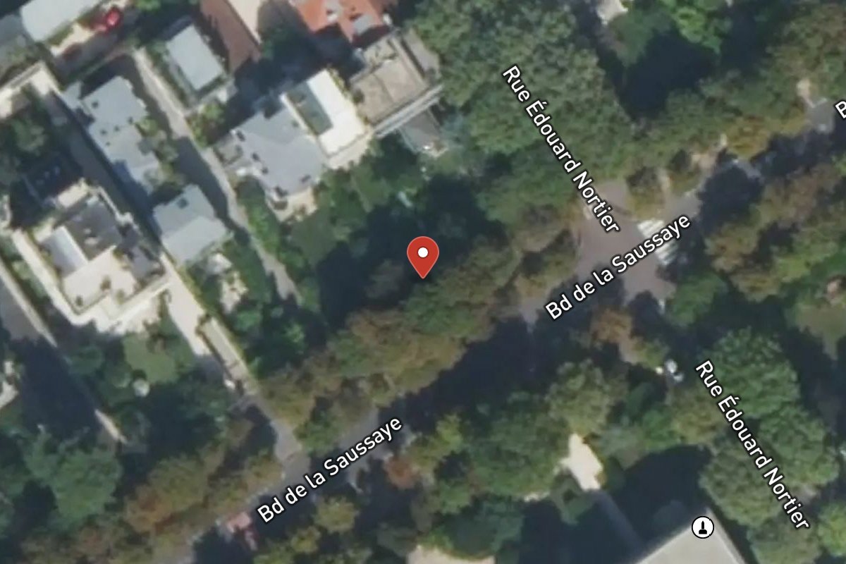Vue satellite — 27 Boulevard de la Saussaye