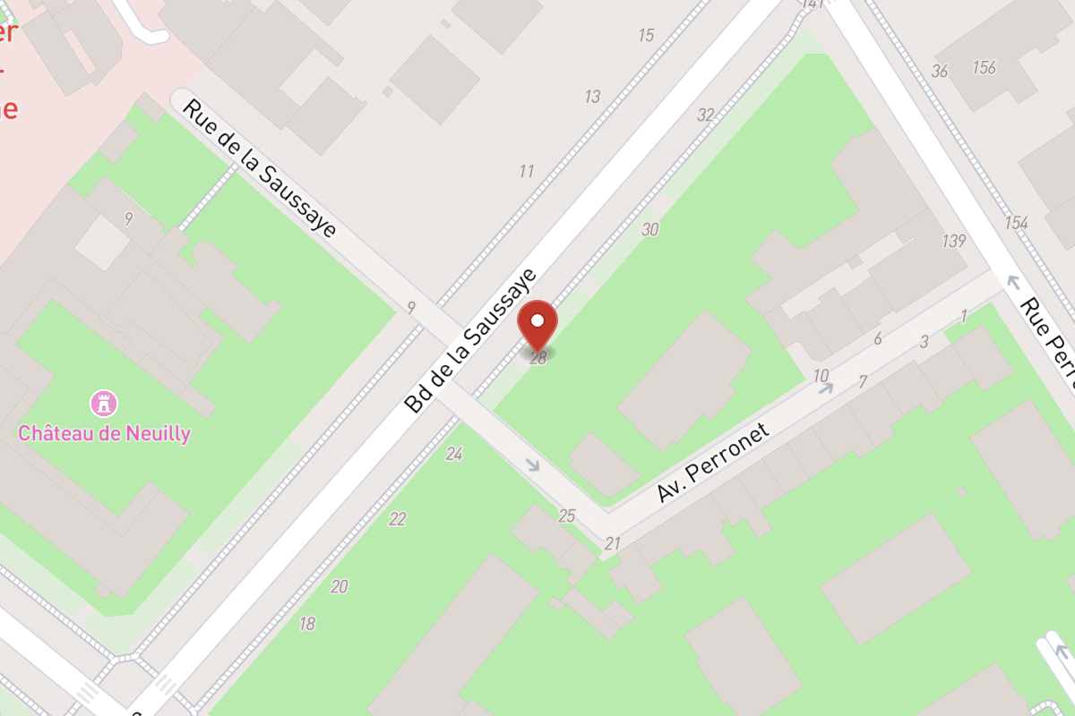 Plan de situation — 28 Boulevard de la Saussaye