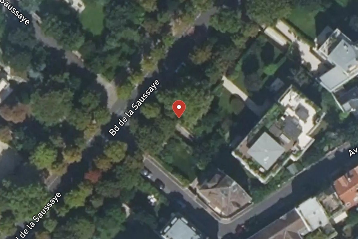 Vue satellite — 28 Boulevard de la Saussaye