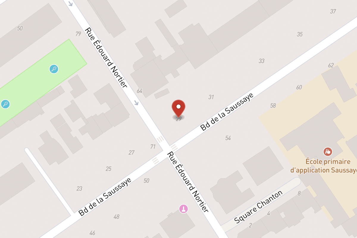 Plan de situation — 29 Boulevard de la Saussaye