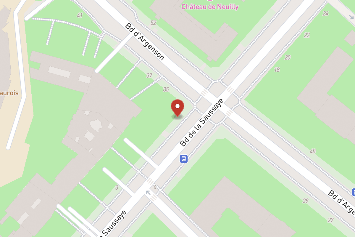 Plan de situation — 2 Boulevard de la Saussaye