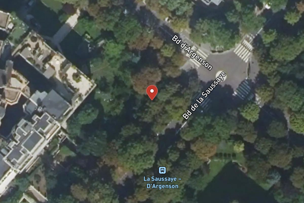Vue satellite — 2 Boulevard de la Saussaye