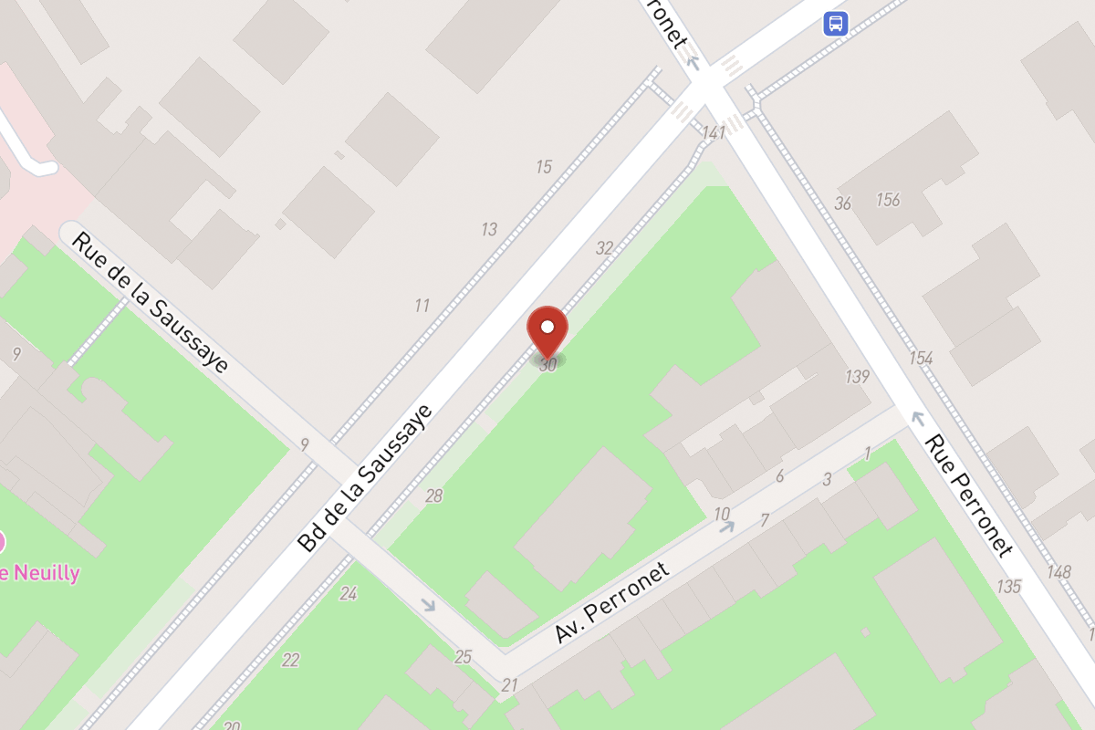 Plan de situation — 30 Boulevard de la Saussaye