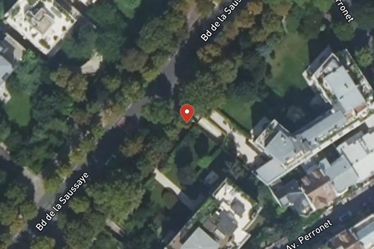 Vue satellite — 30 Boulevard de la Saussaye