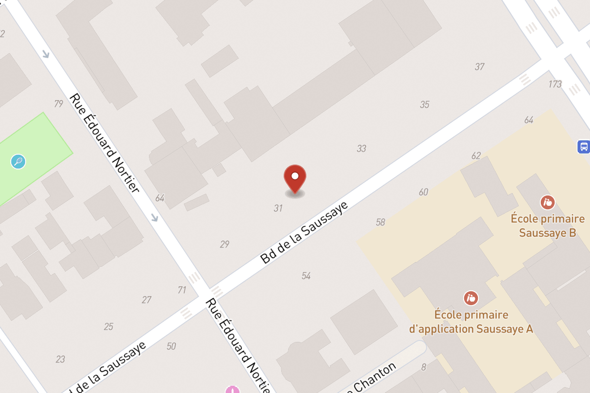 Plan de situation — 31BIS Boulevard de la Saussaye