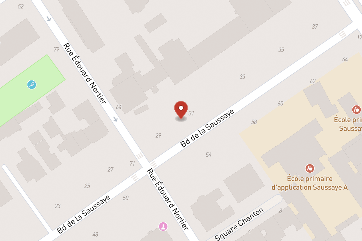 Plan de situation — 31 Boulevard de la Saussaye