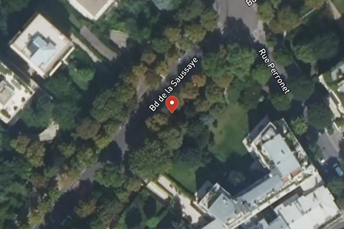 Vue satellite — 32 Boulevard de la Saussaye