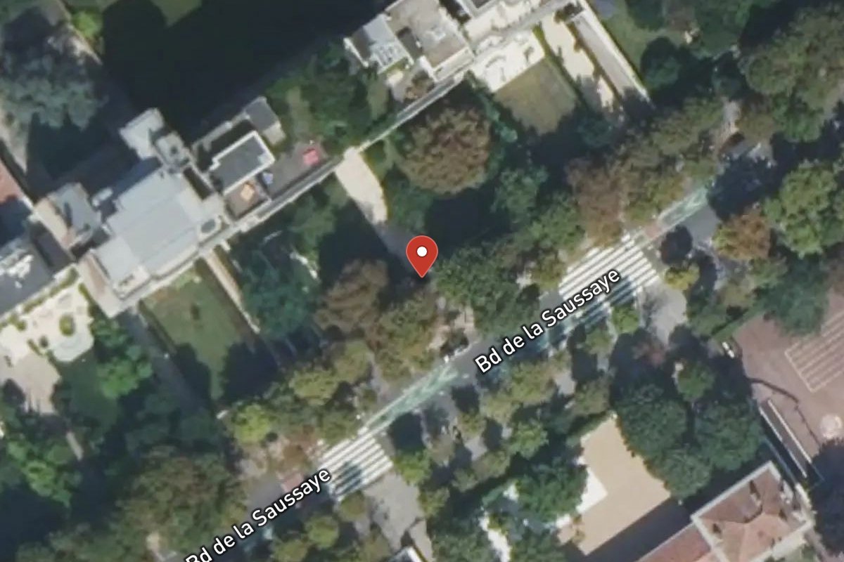 Vue satellite — 33 Boulevard de la Saussaye