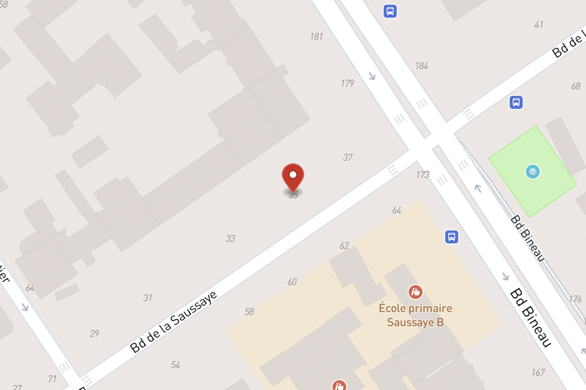 Plan de situation — 35 Boulevard de la Saussaye