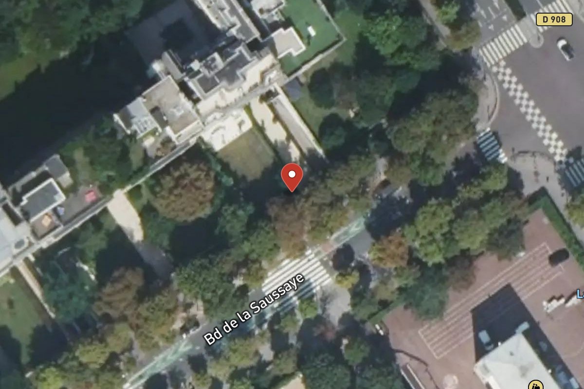 Vue satellite — 35 Boulevard de la Saussaye