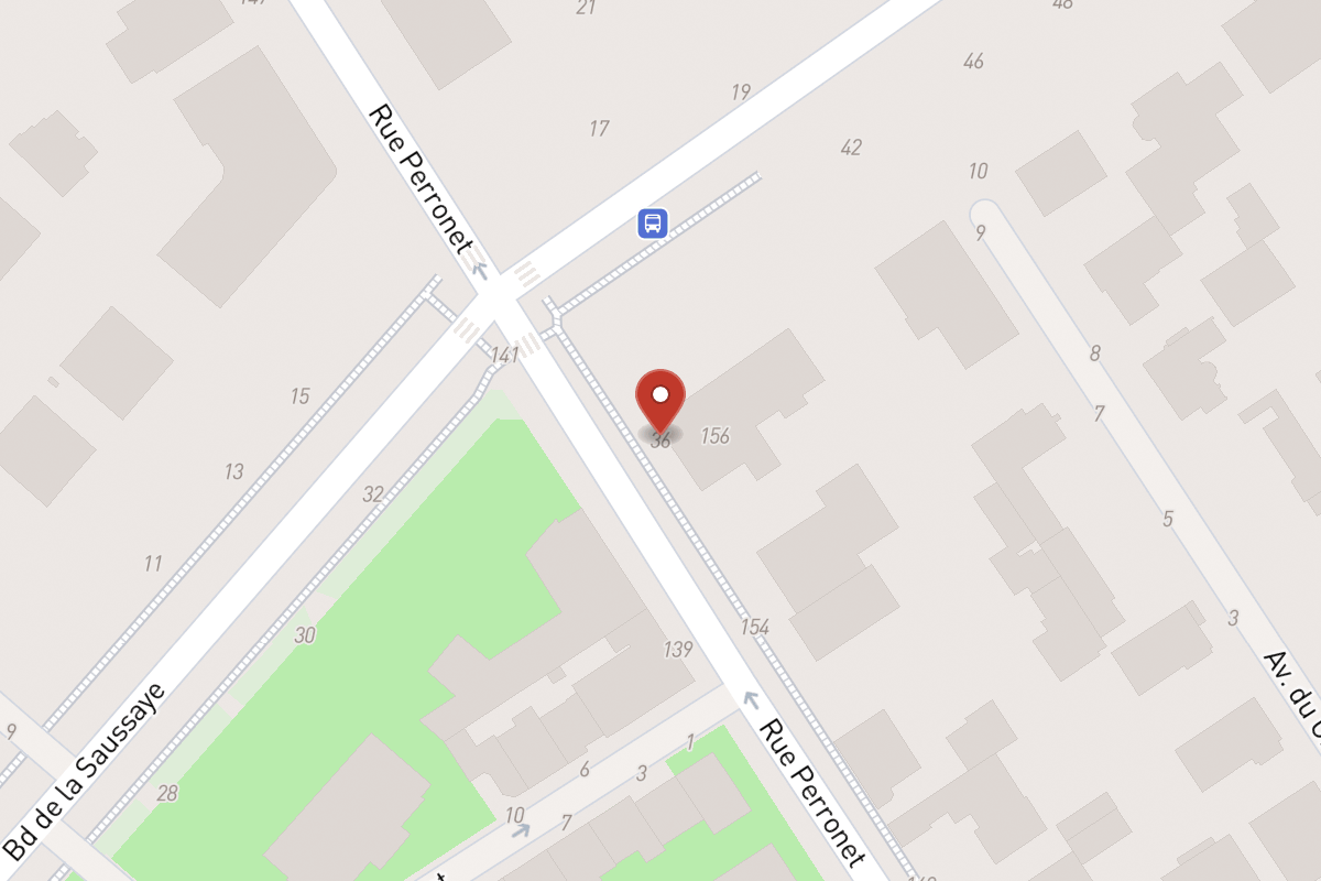 Plan de situation — 36 Boulevard de la Saussaye