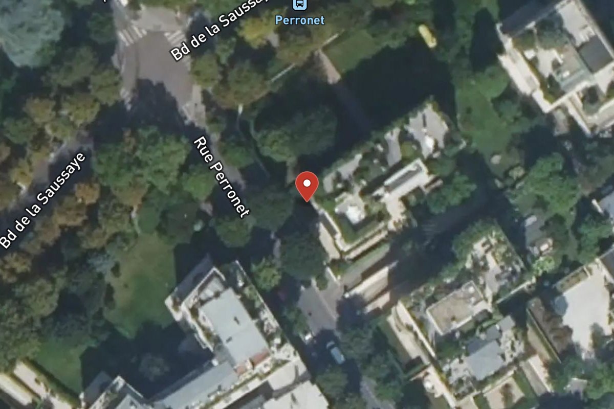 Vue satellite — 36 Boulevard de la Saussaye