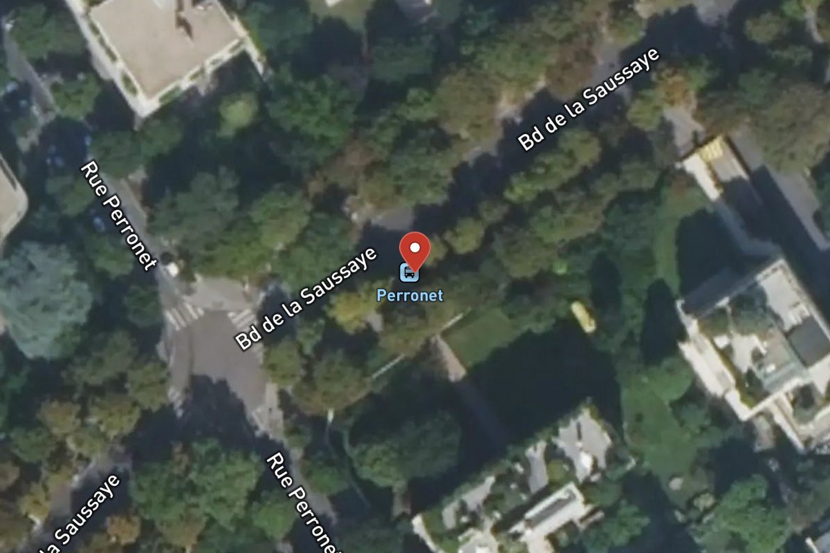 Vue satellite — 38 Boulevard de la Saussaye
