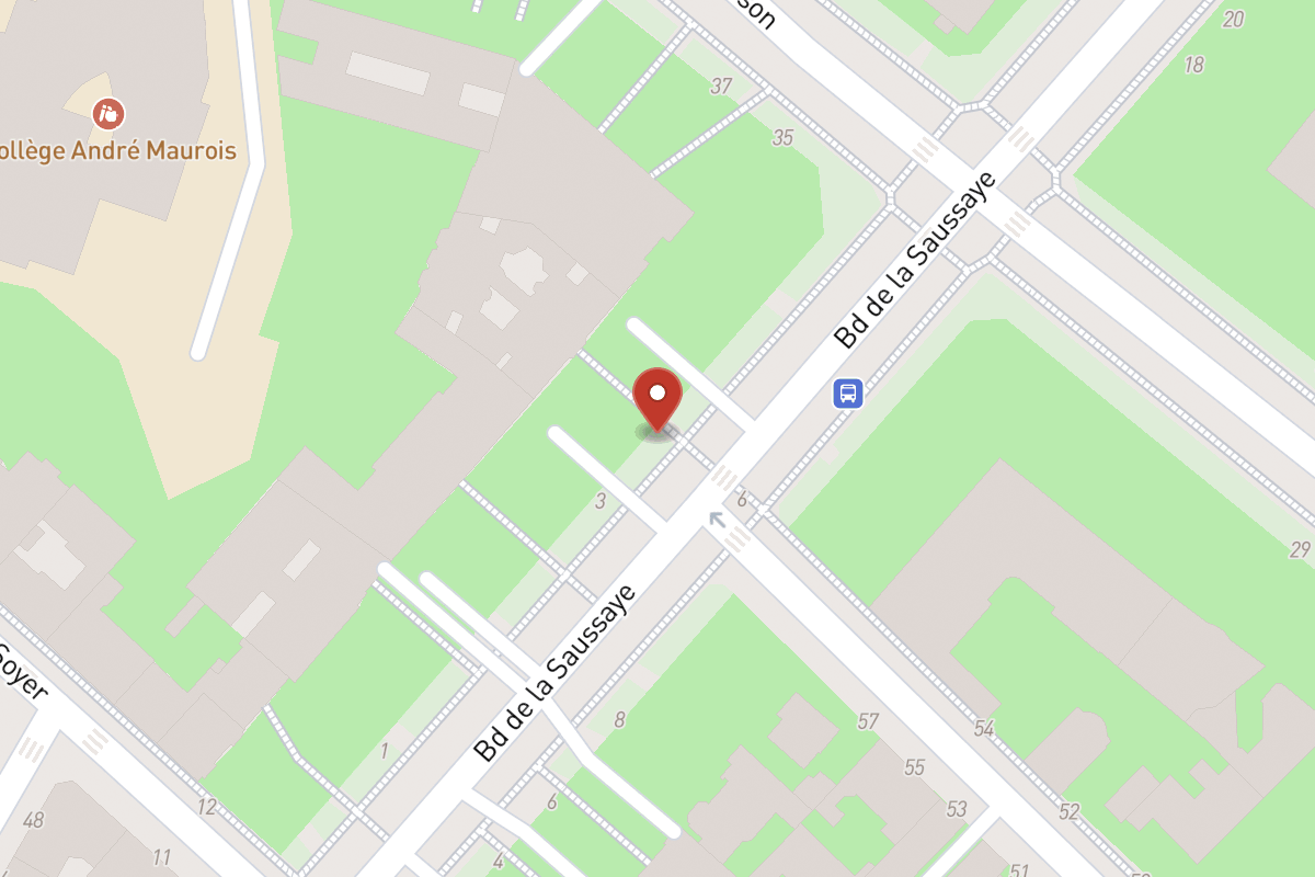 Plan de situation — 3BIS Boulevard de la Saussaye