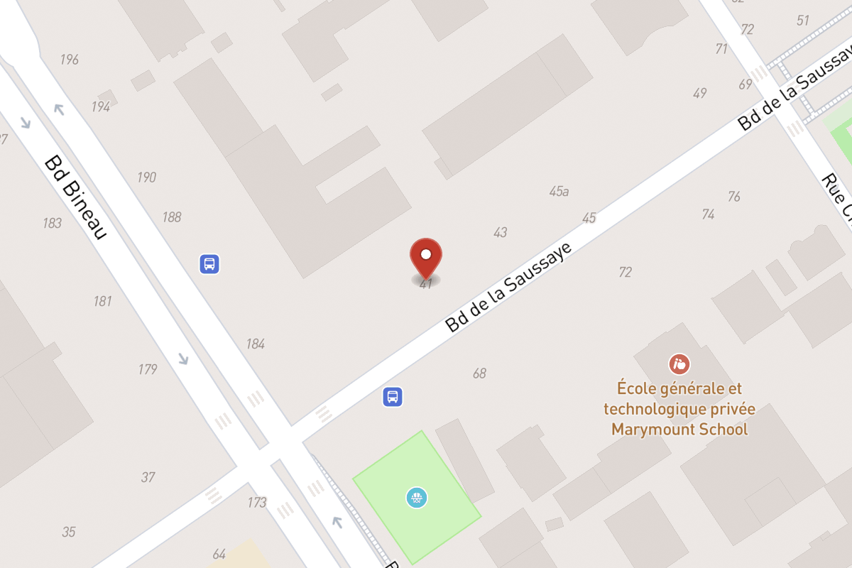 Plan de situation — 41 Boulevard de la Saussaye