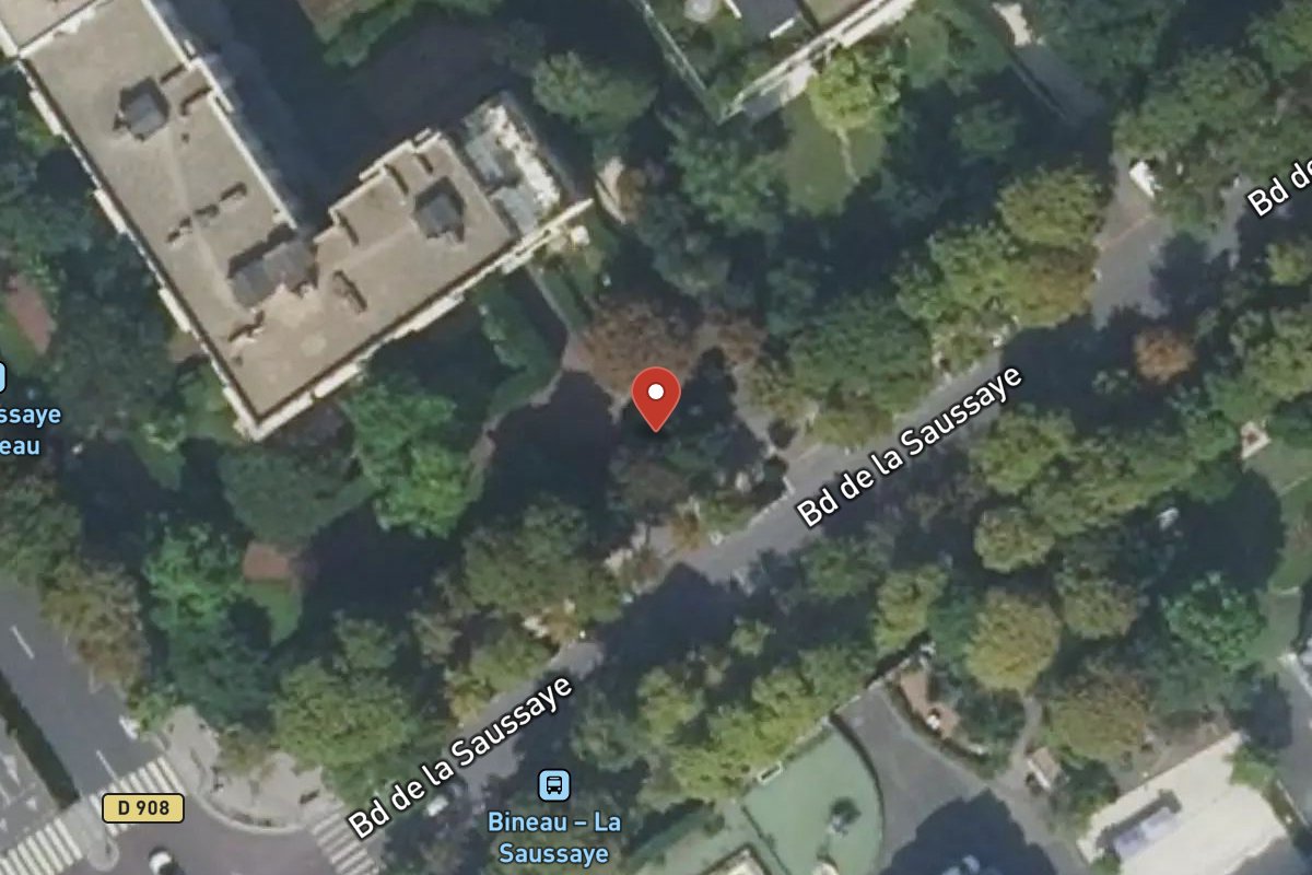 Vue satellite — 41 Boulevard de la Saussaye