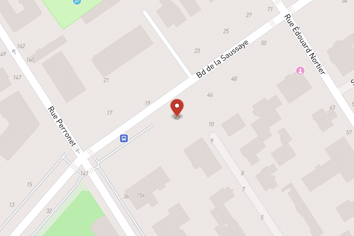 Plan de situation — 42 Boulevard de la Saussaye
