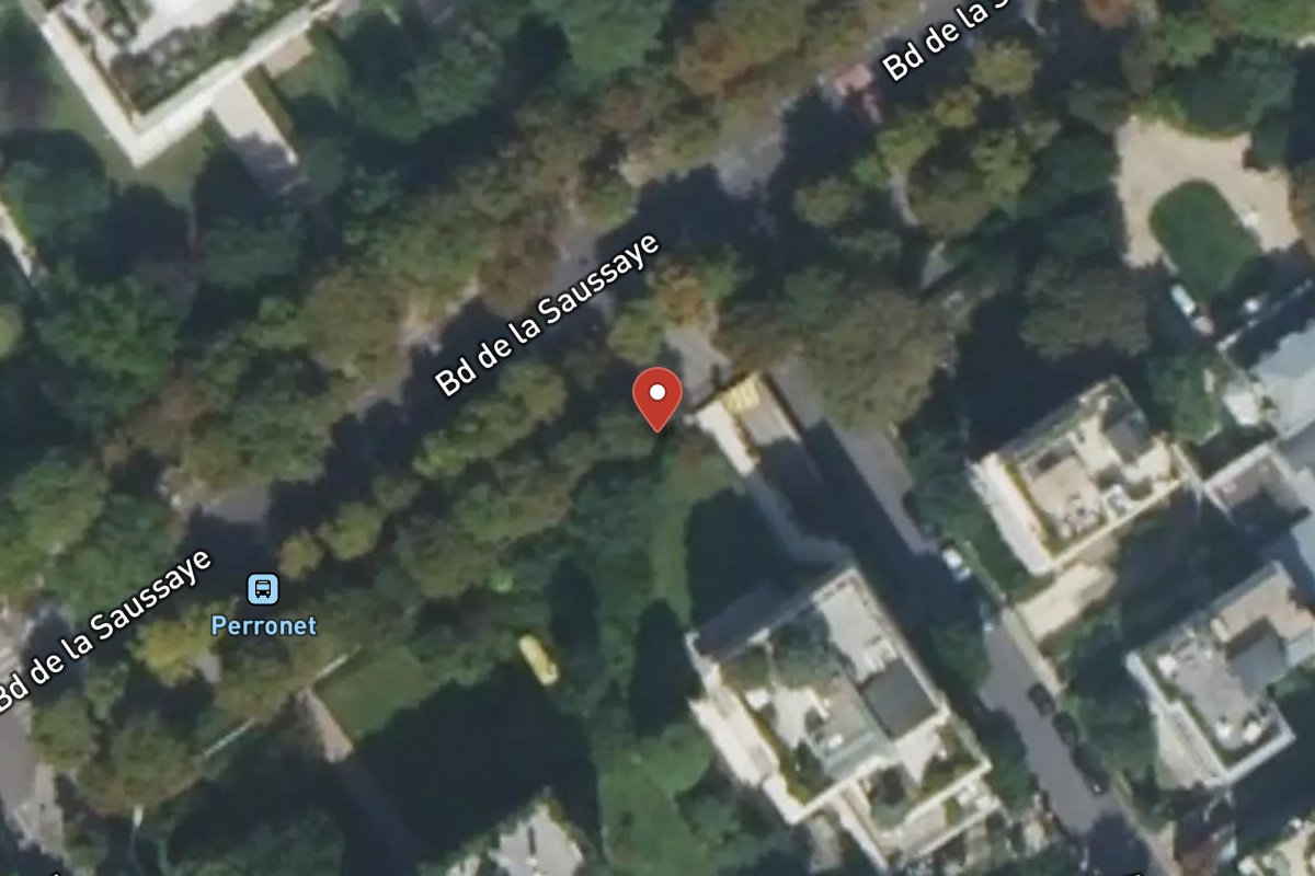 Vue satellite — 42 Boulevard de la Saussaye
