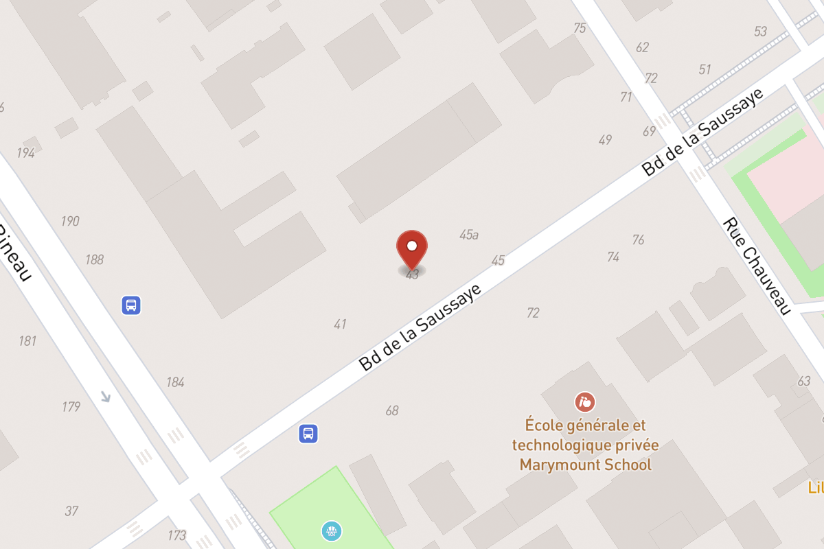 Plan de situation — 43 Boulevard de la Saussaye