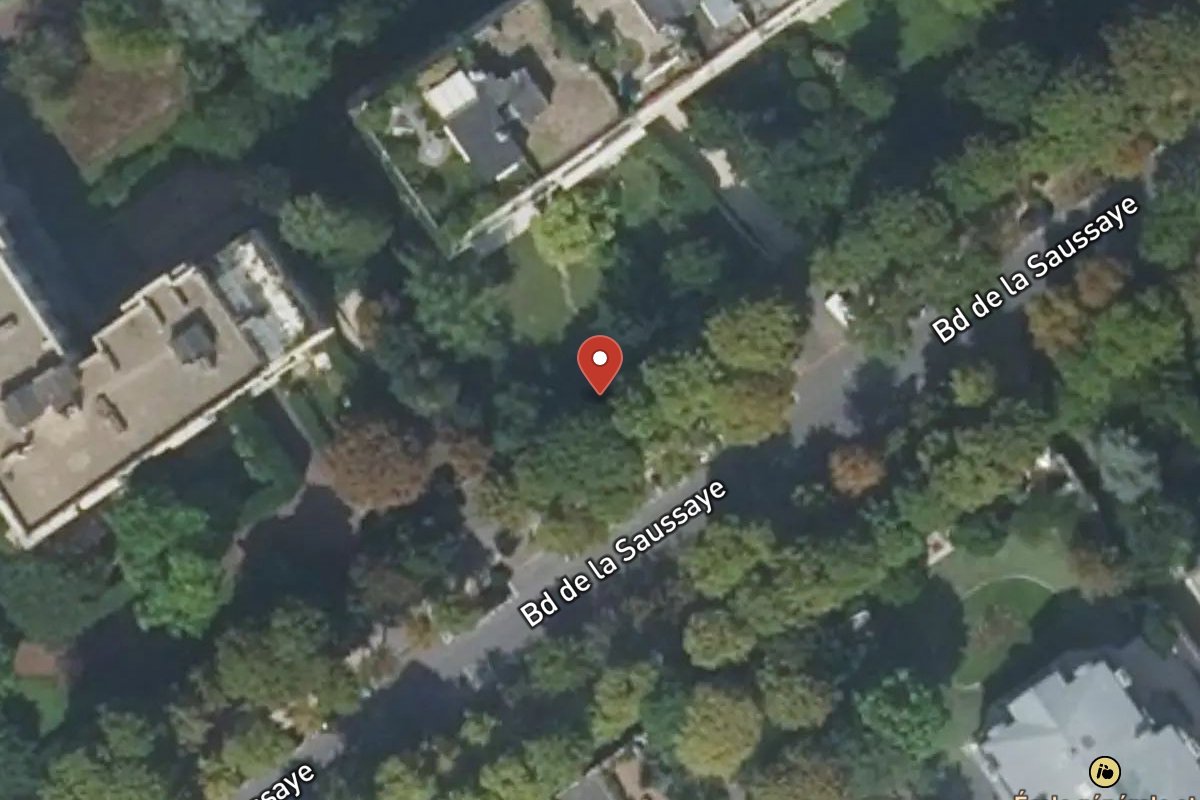 Vue satellite — 43 Boulevard de la Saussaye