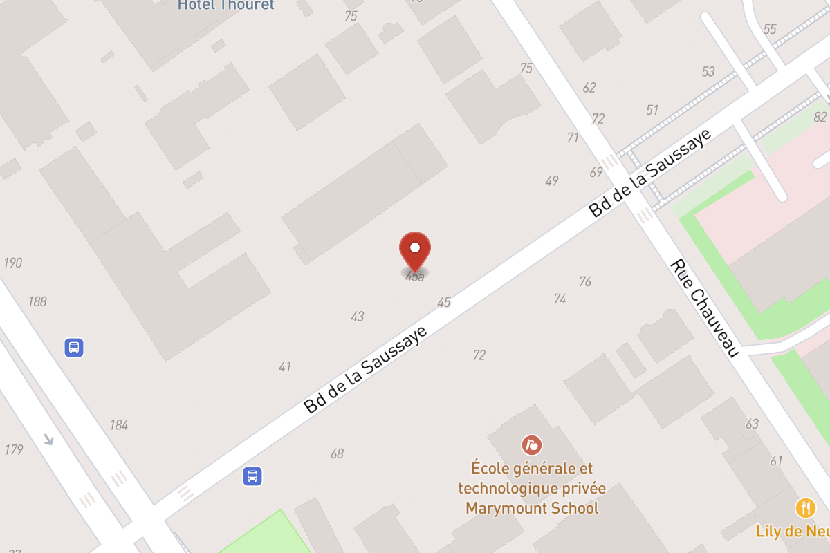 Plan de situation — 45A Boulevard de la Saussaye