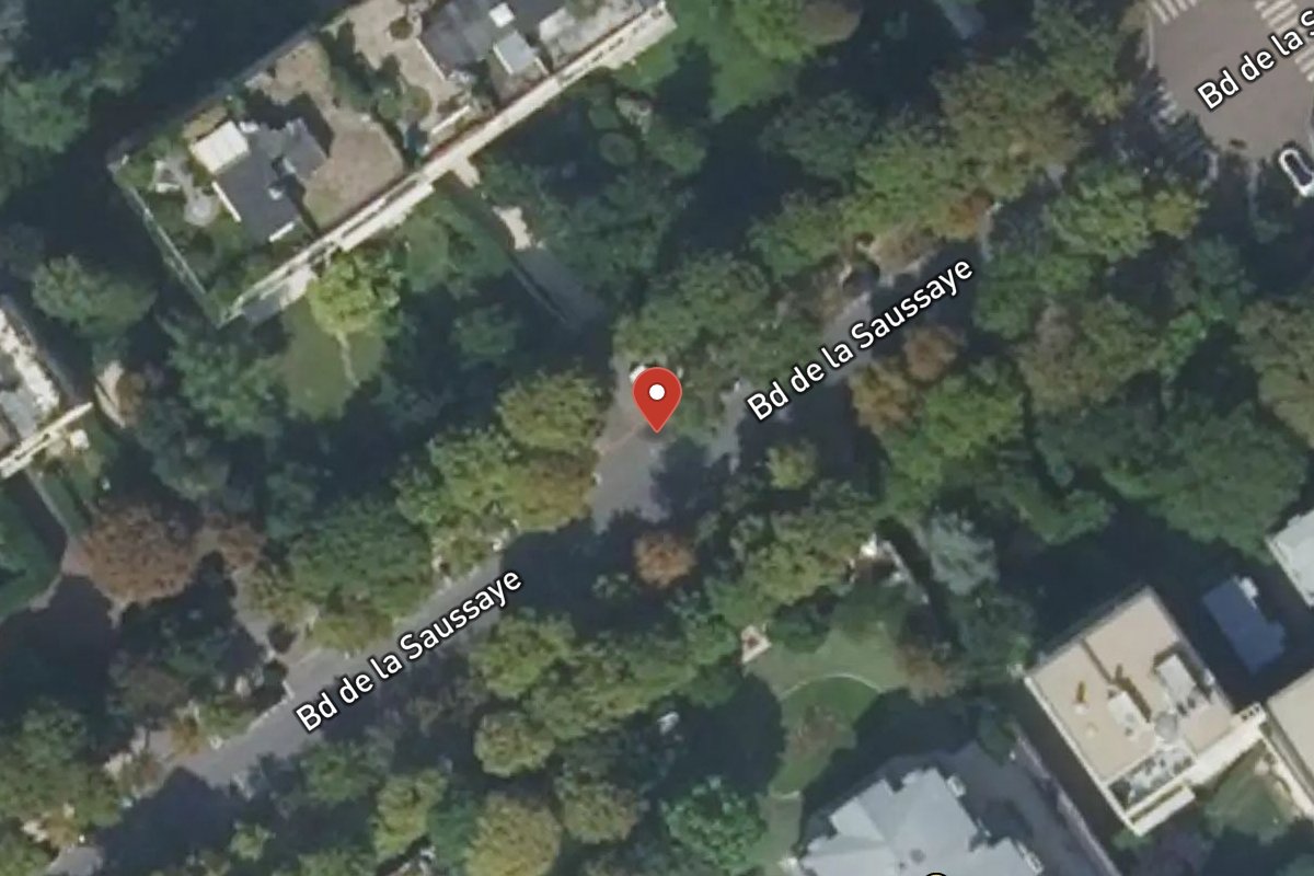 Vue satellite — 45 Boulevard de la Saussaye