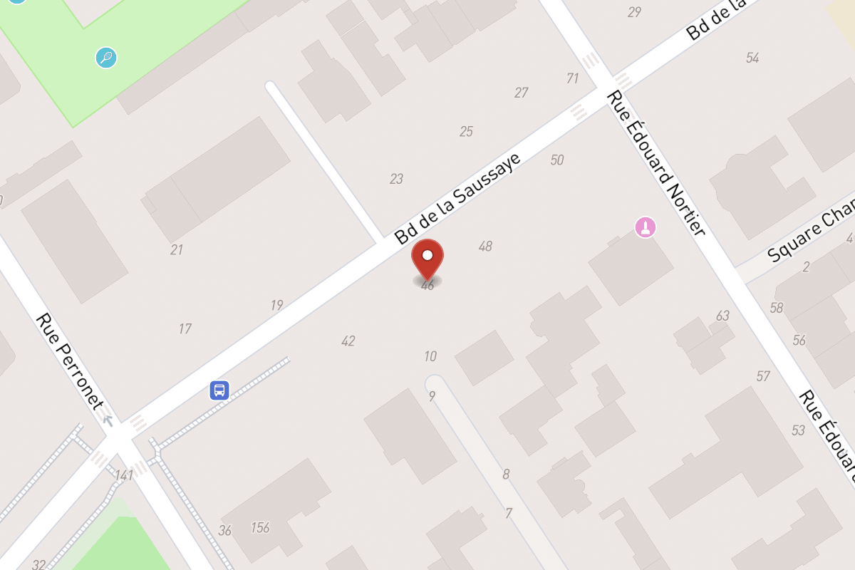 Plan de situation — 46 Boulevard de la Saussaye