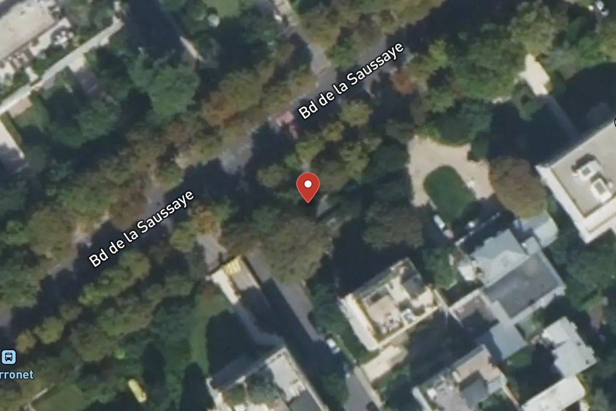 Vue satellite — 46 Boulevard de la Saussaye